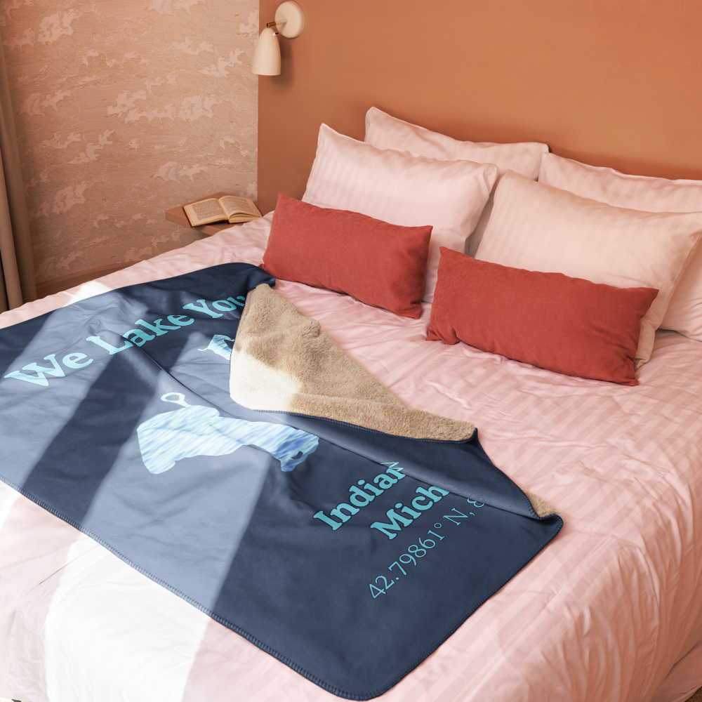 Indian Lake Sherpa Blanket