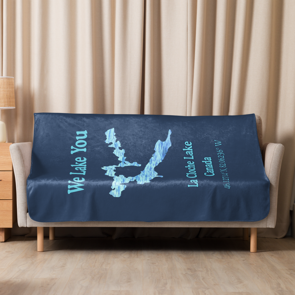 La Cloche Lake Sherpa Blanket