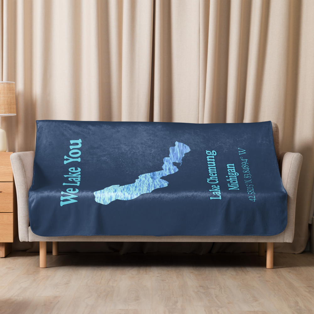 Lake Chemung Sherpa Blanket