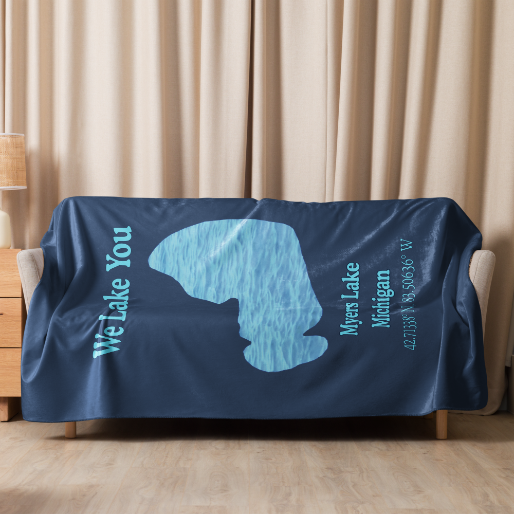 Myers Lake  Sherpa Blanket