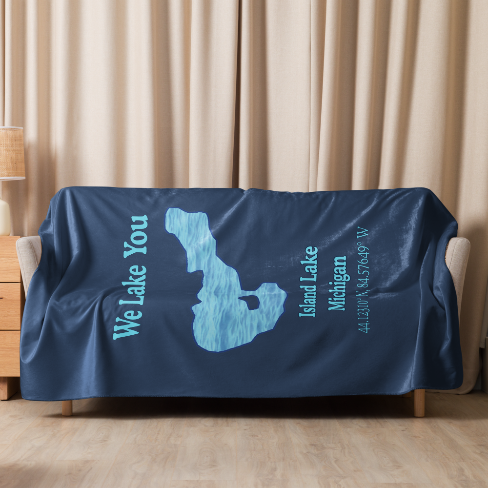Island Lake Sherpa Blanket