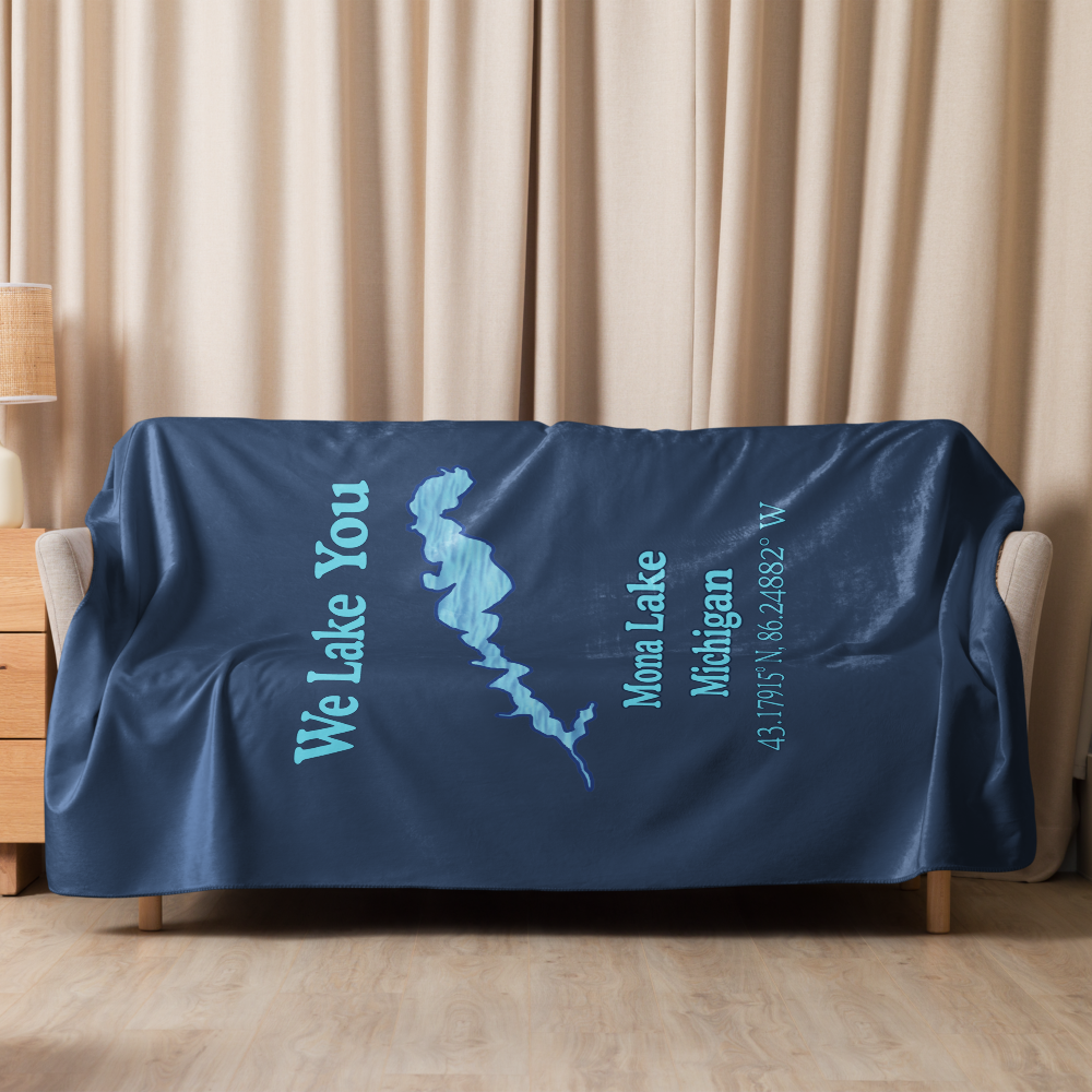 Mona Lake Sherpa Blanket