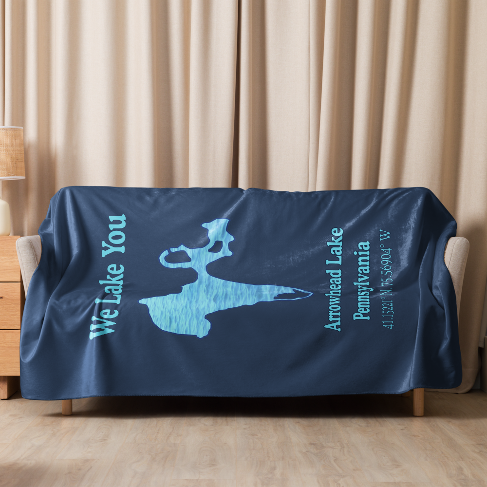 Arrowhead Lake Sherpa Blanket