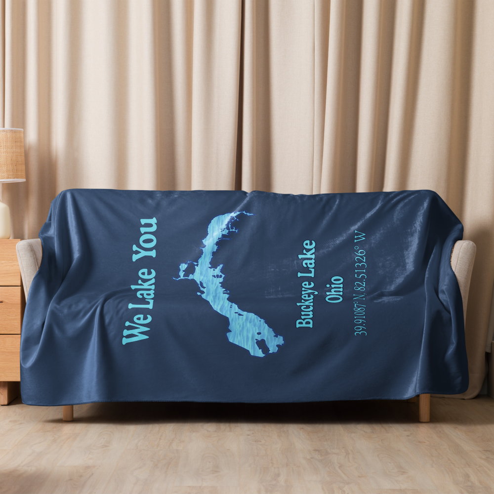 Buckeye Lake Sherpa Blanket
