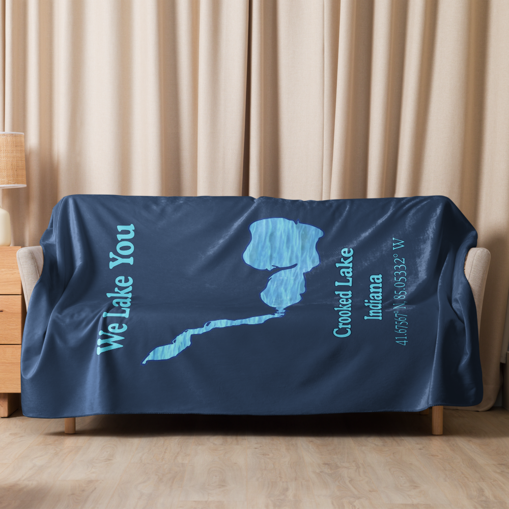 Crooked Lake Sherpa Blanket