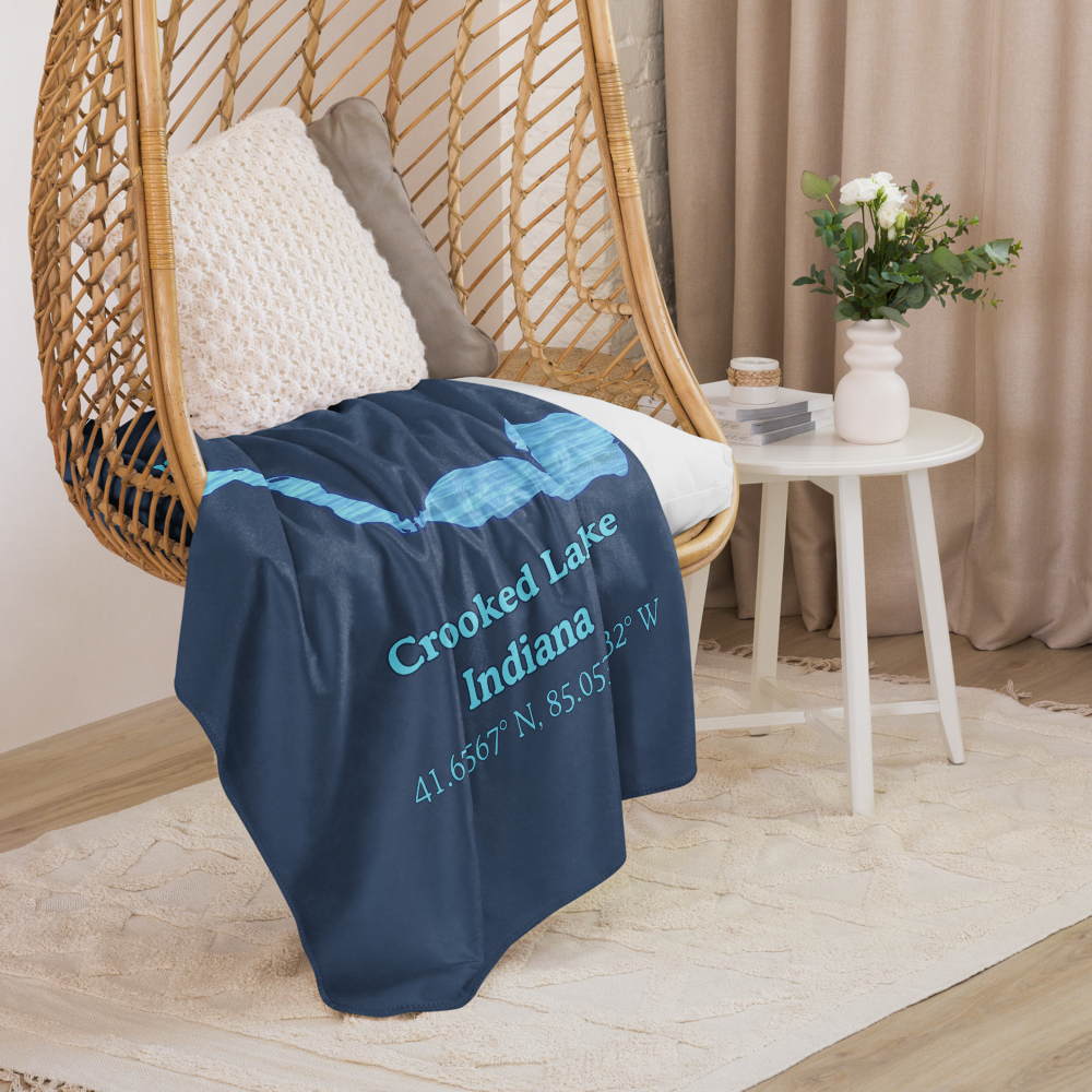 Crooked Lake Sherpa Blanket