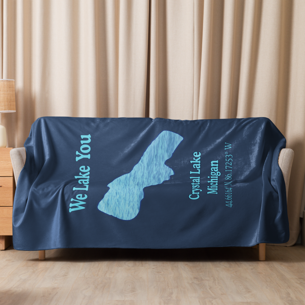 Crystal Lake Sherpa Blanket
