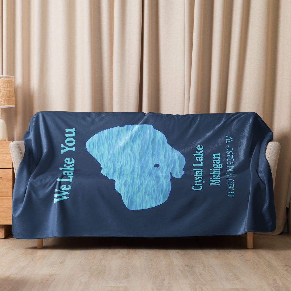 Crystal Lake Sherpa Blanket