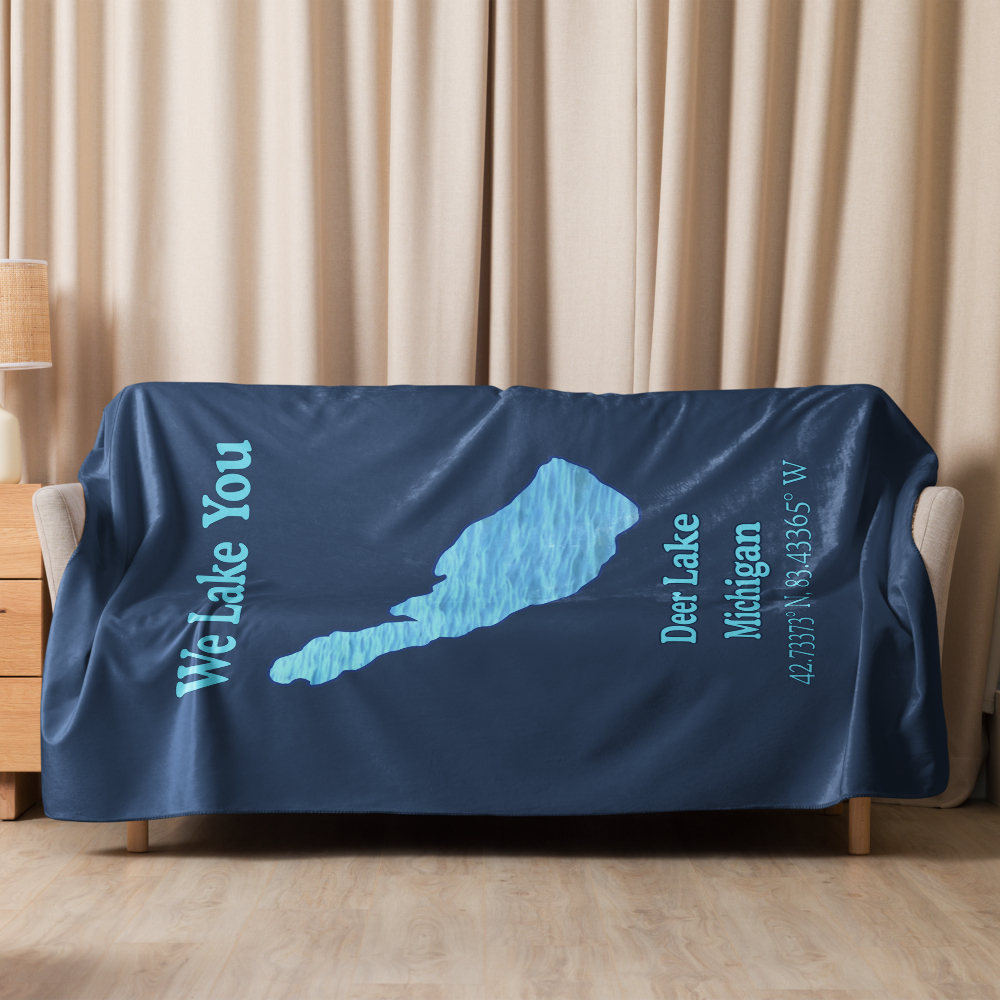 Deer Lake Sherpa Blanket