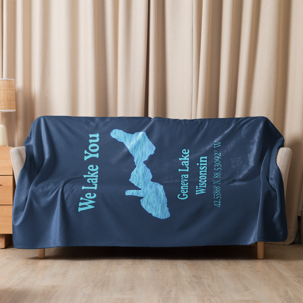 Geneva Lake Sherpa Blanket