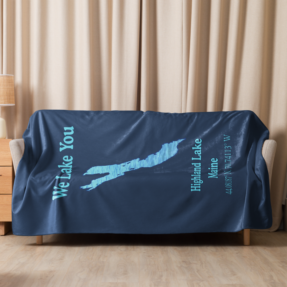 Highland Lake Sherpa Blanket