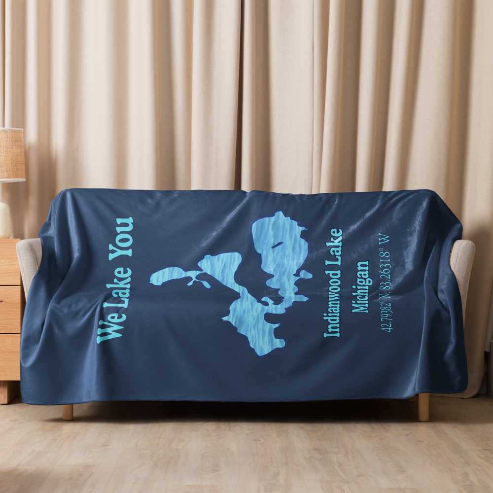 Indianwood Lake Sherpa Blanket