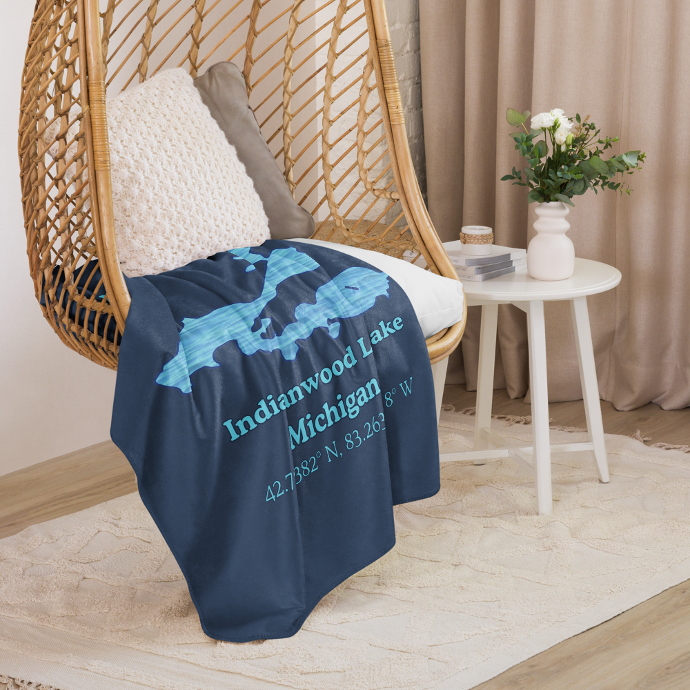 Indianwood Lake Sherpa Blanket