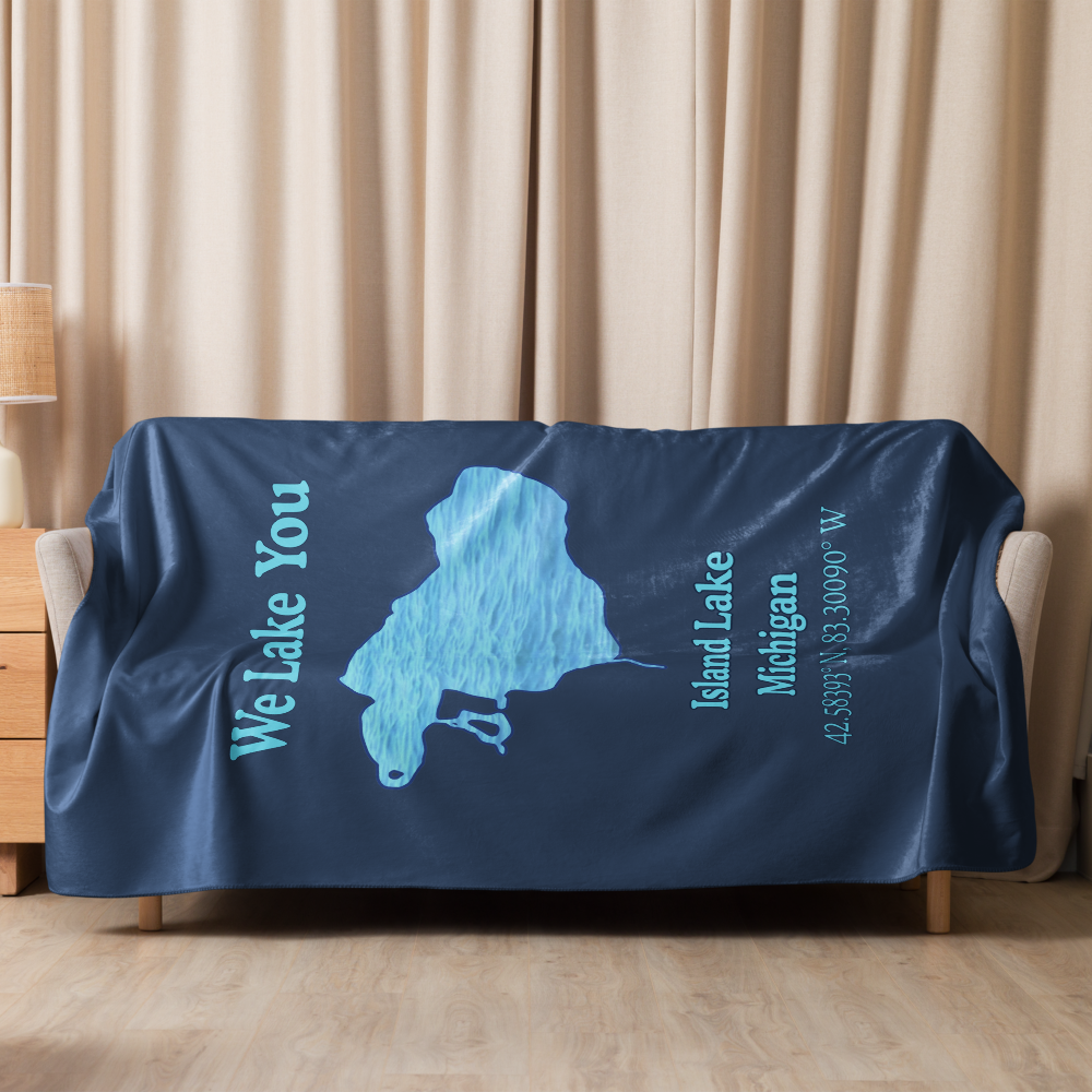 Island Lake Sherpa Blanket