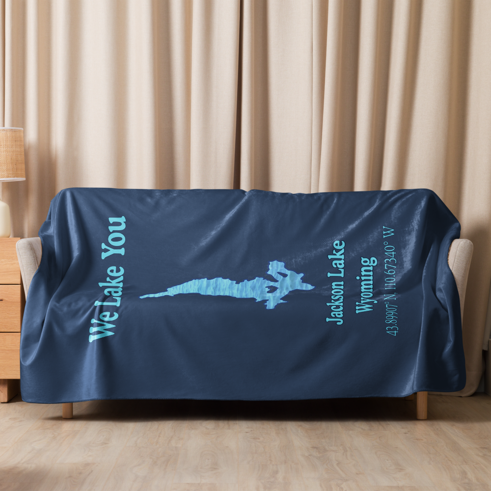 Jackson Lake Sherpa Blanket