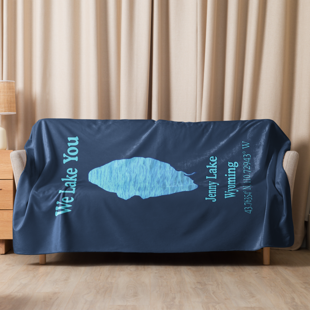 Jenny Lake Sherpa Blanket