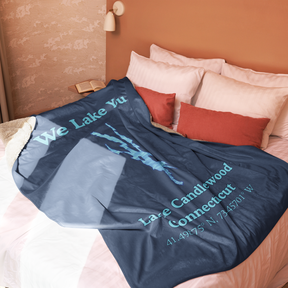 Lake Candlewood Sherpa Blanket