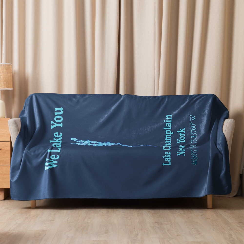 Lake Champlain Sherpa Blanket