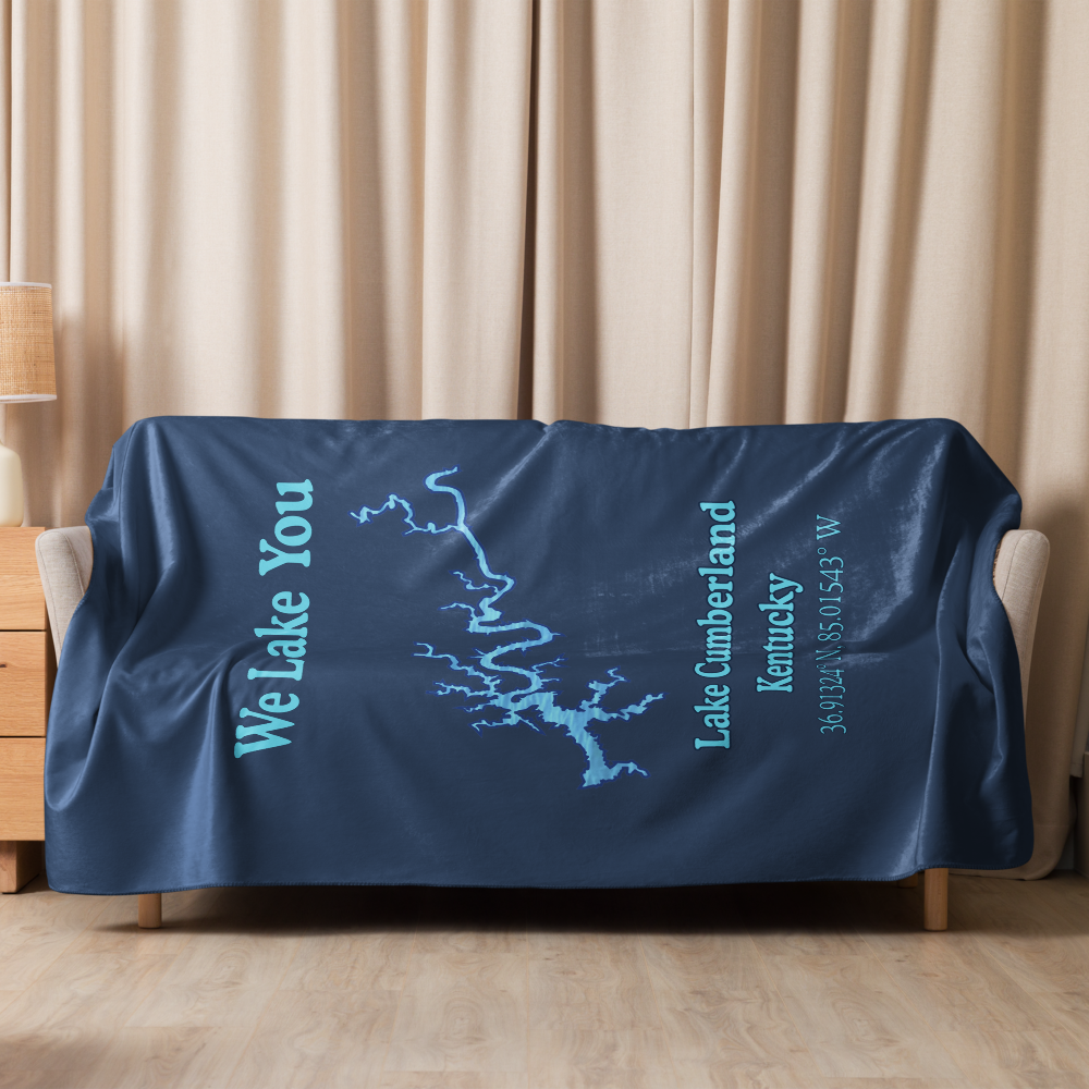 Lake Cumberland Sherpa Blanket
