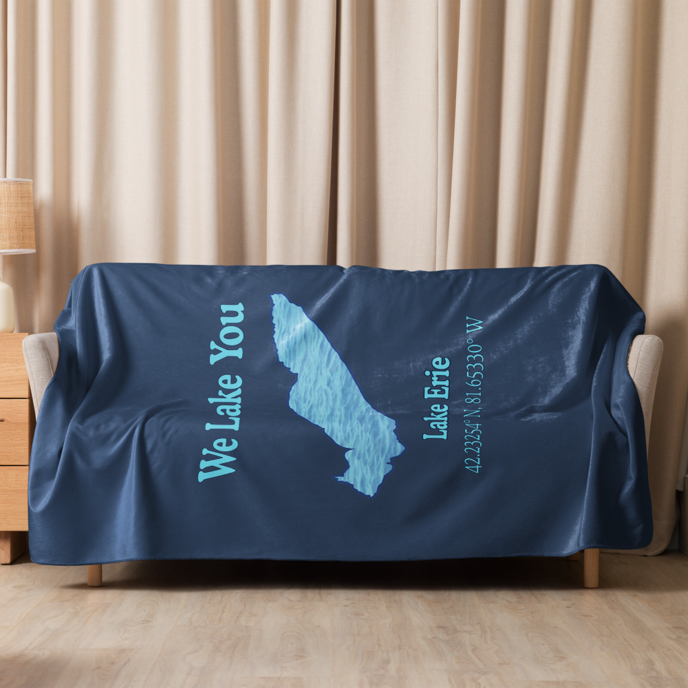 Lake Erie Sherpa Blanket