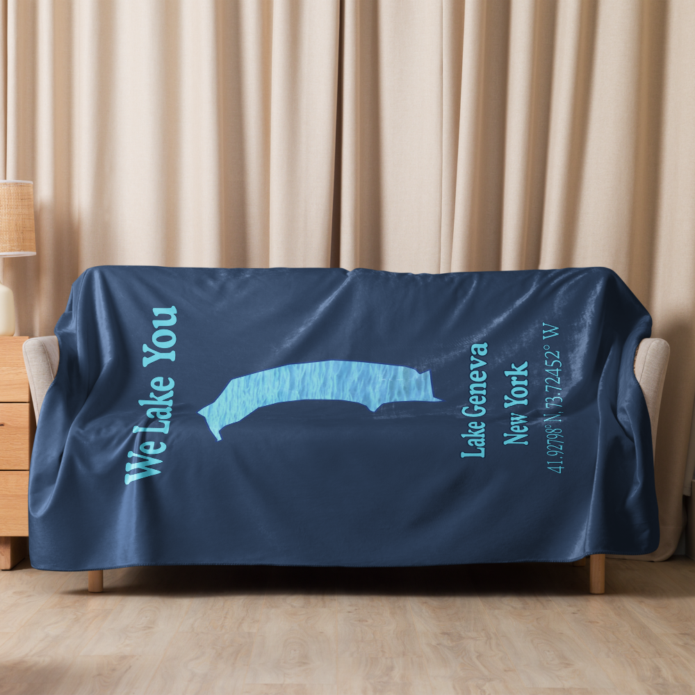 Lake Geneva Sherpa Blanket