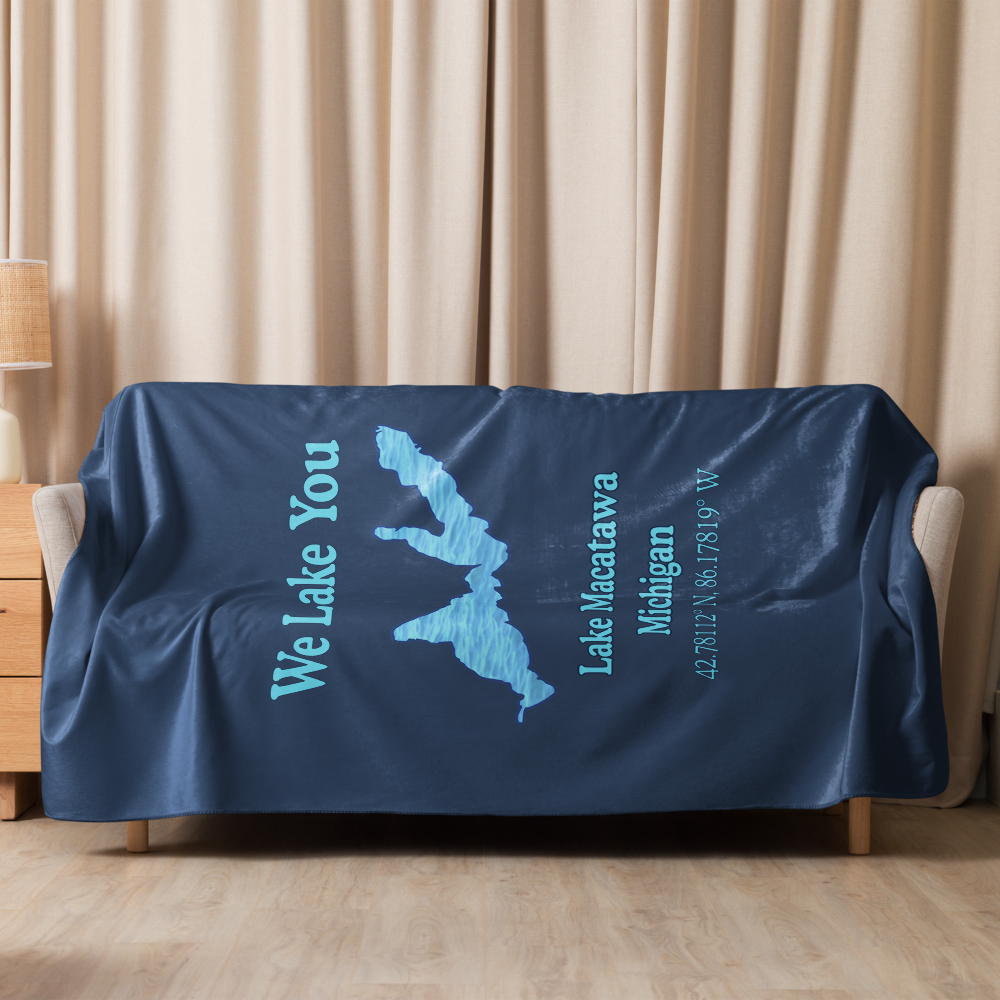 Lake Macatawa Sherpa Blanket