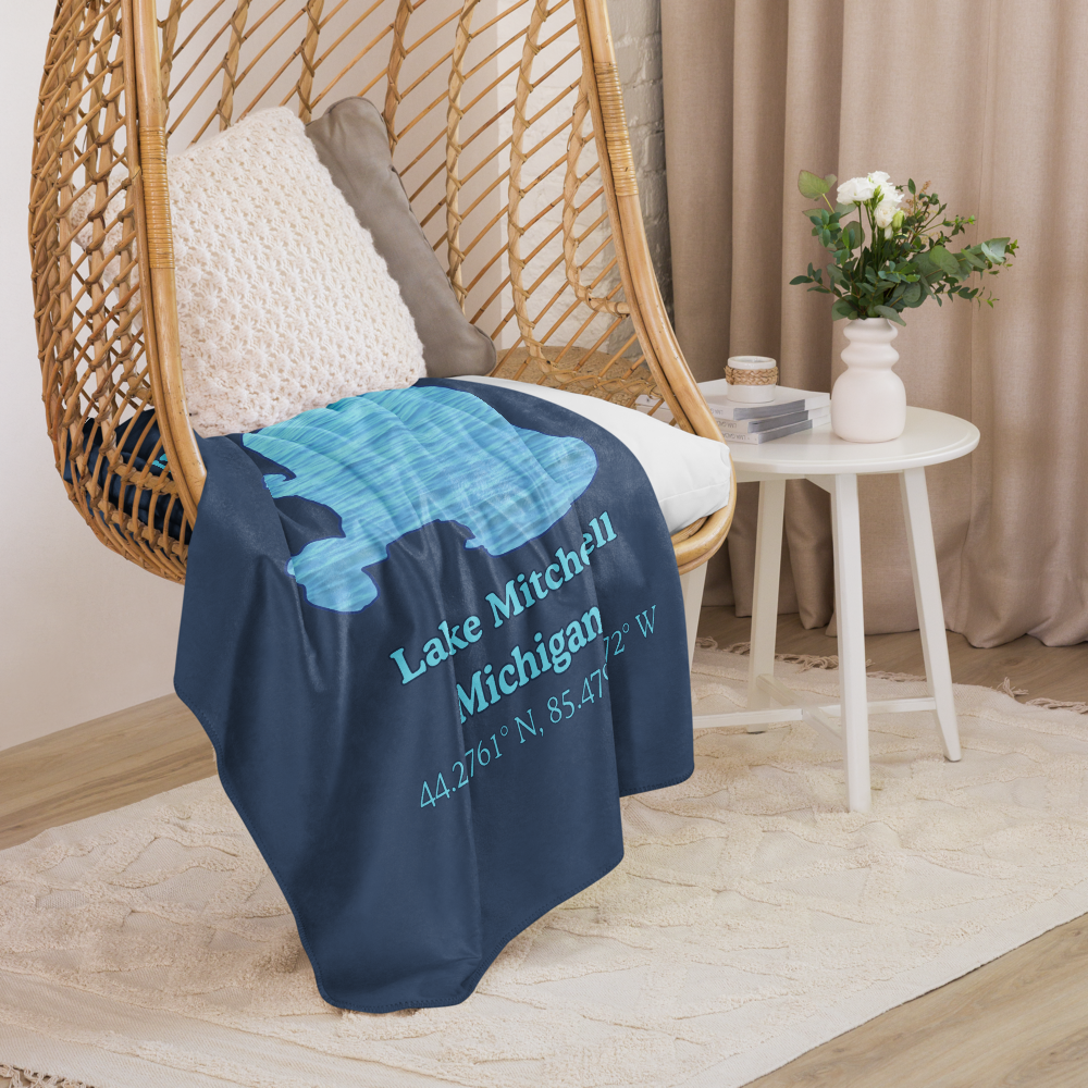 Lake Mitchell Sherpa Blanket
