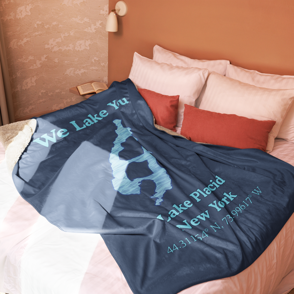 Lake Placid Sherpa Blanket