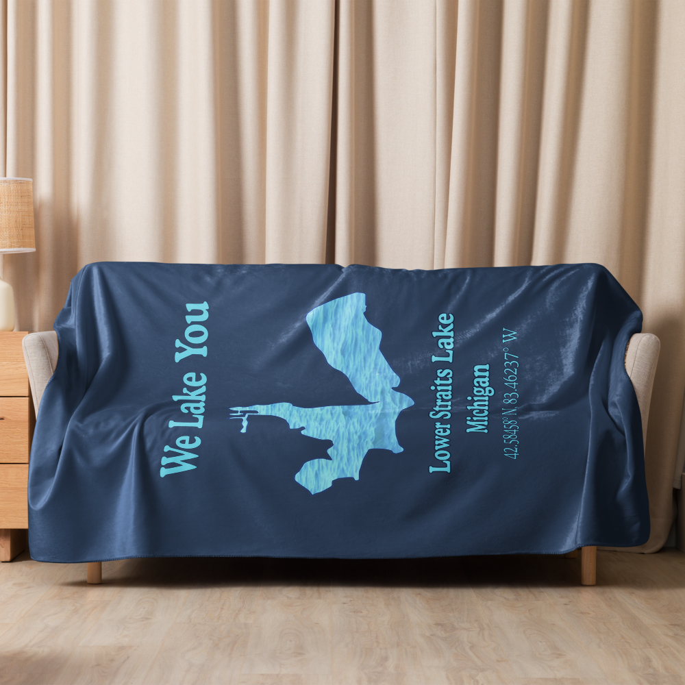 Sherpa blanket with Lower Straits Lake