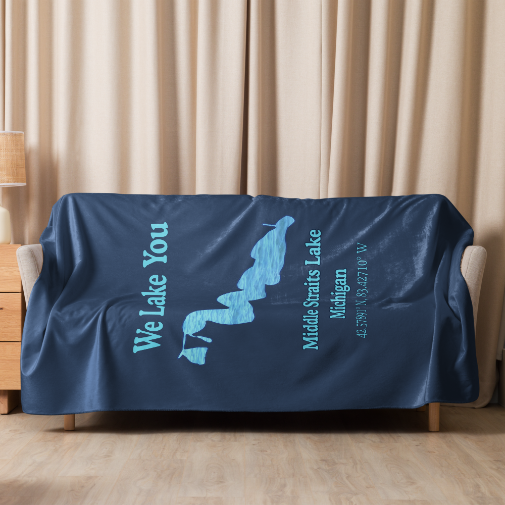 Middle Straits Lake Sherpa Blanket
