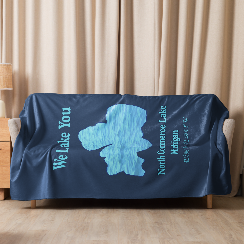 North Commerce Lake Sherpa Blanket