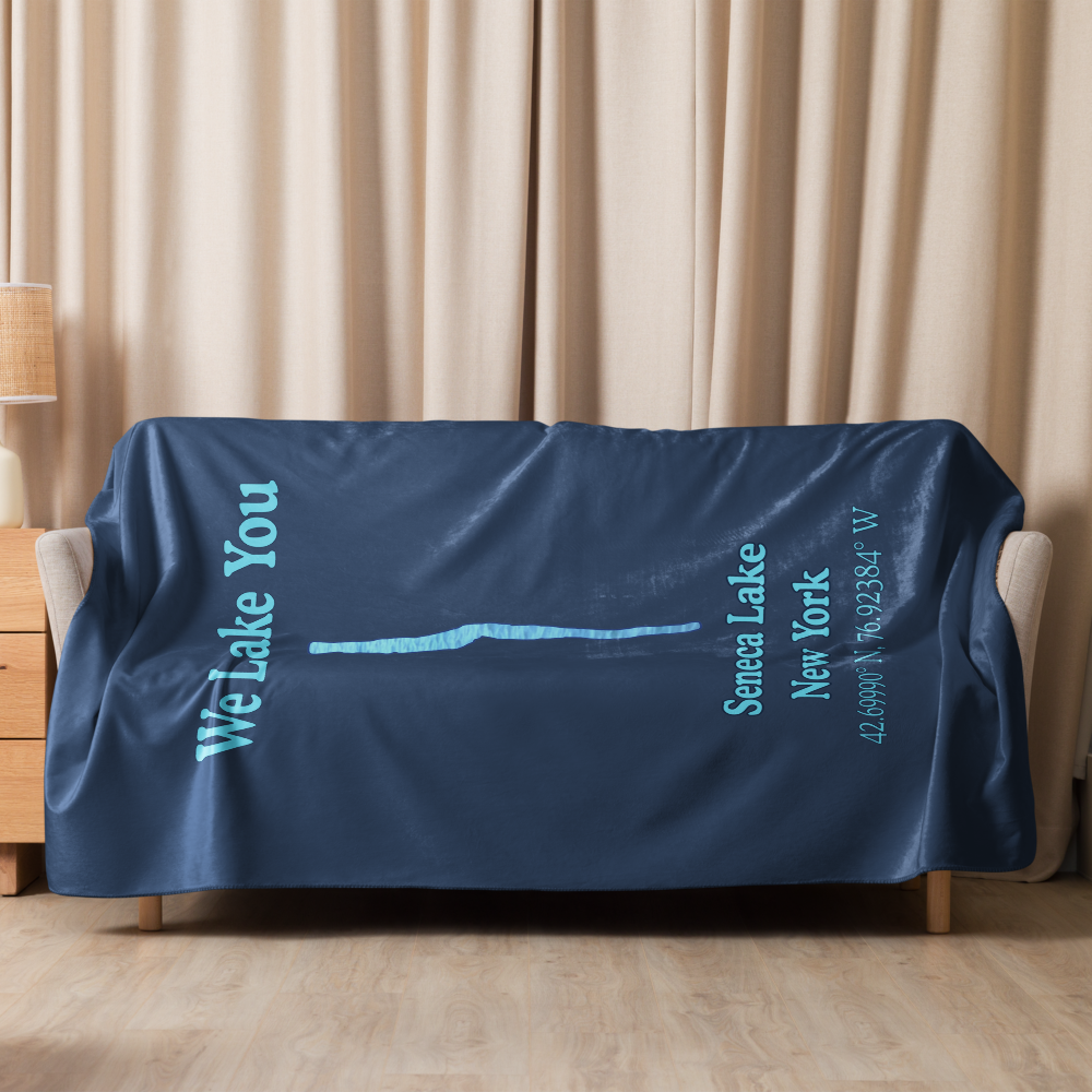 Seneca Lake Sherpa Blanket