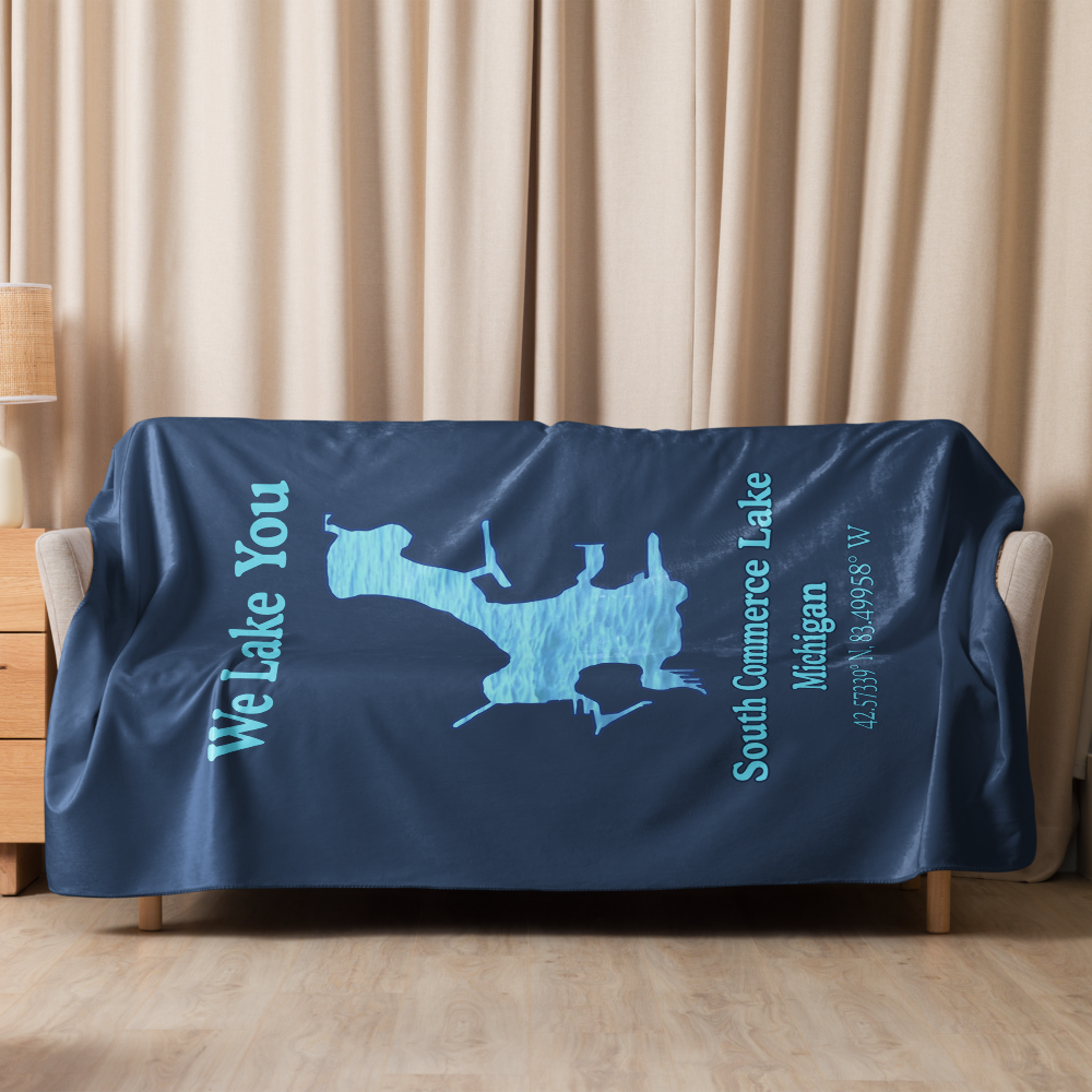 South Commerce Lake Sherpa Blanket