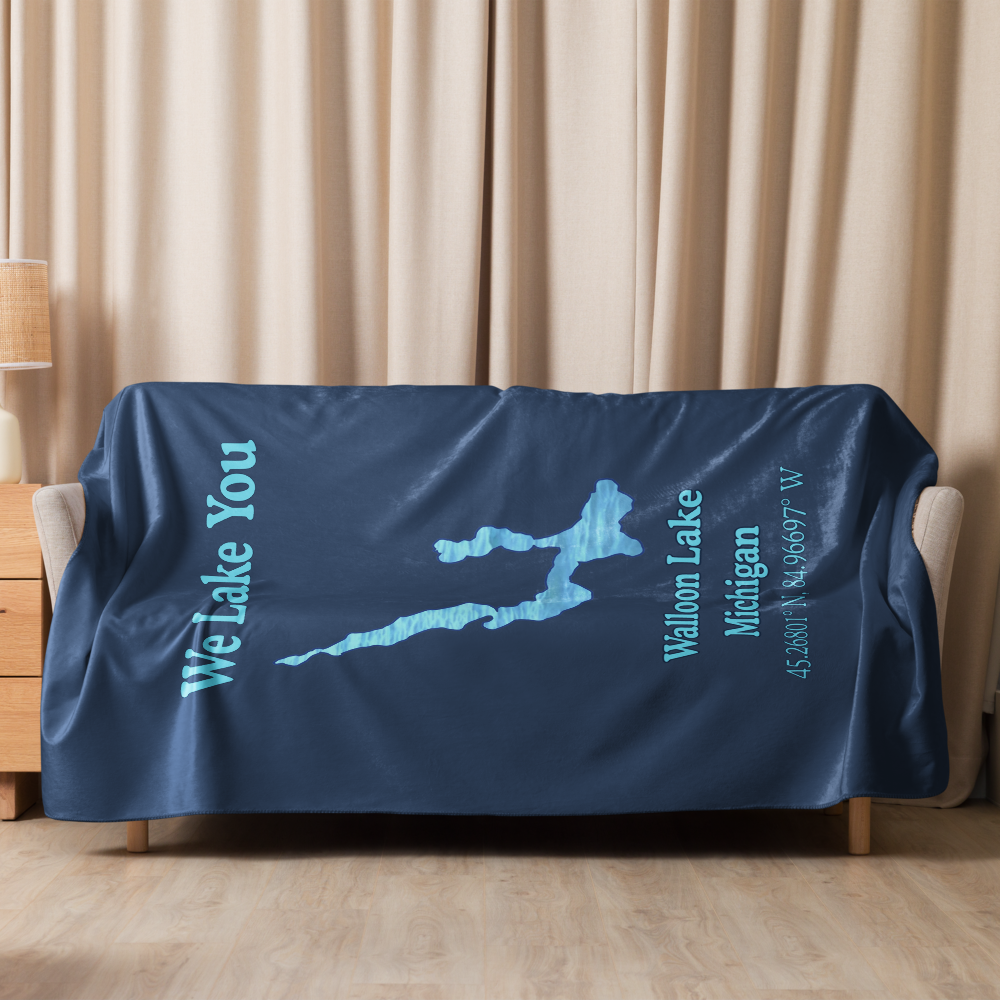 Walloon Lake Sherpa Blanket