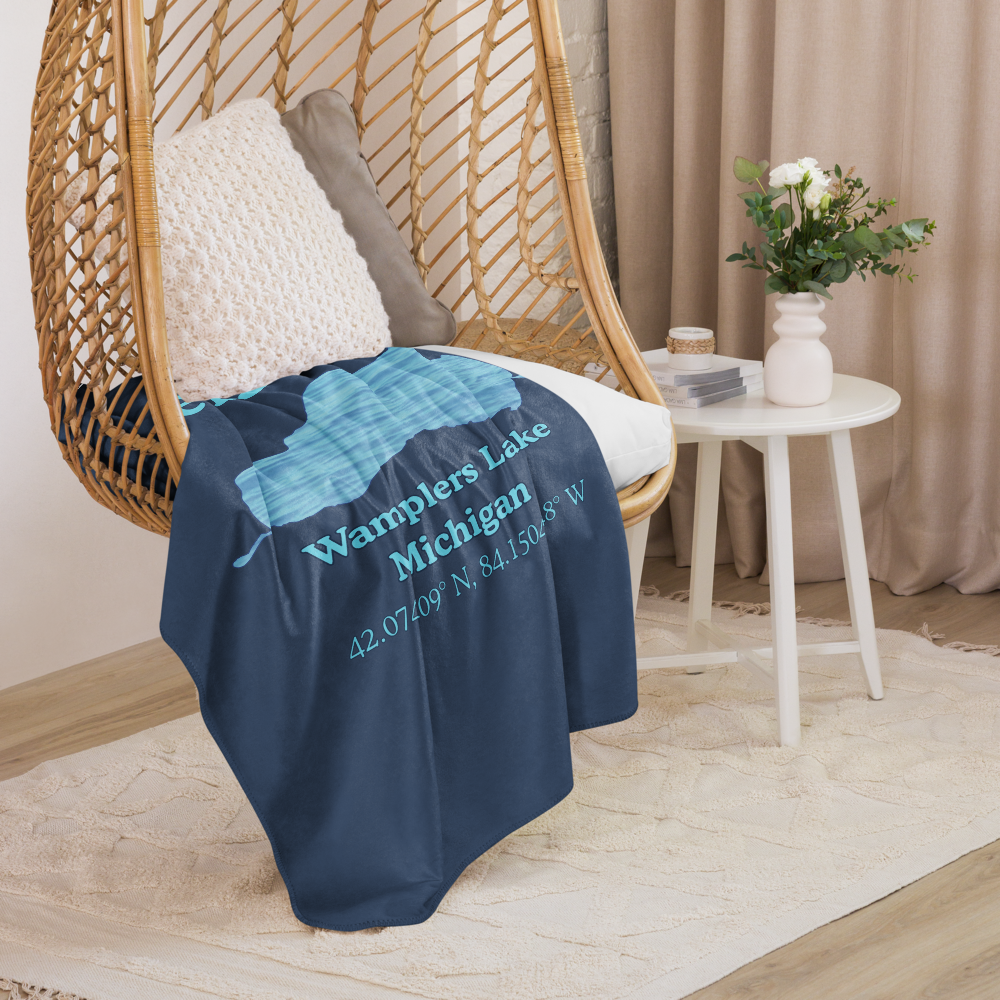 Wamplers Lake Sherpa Blanket