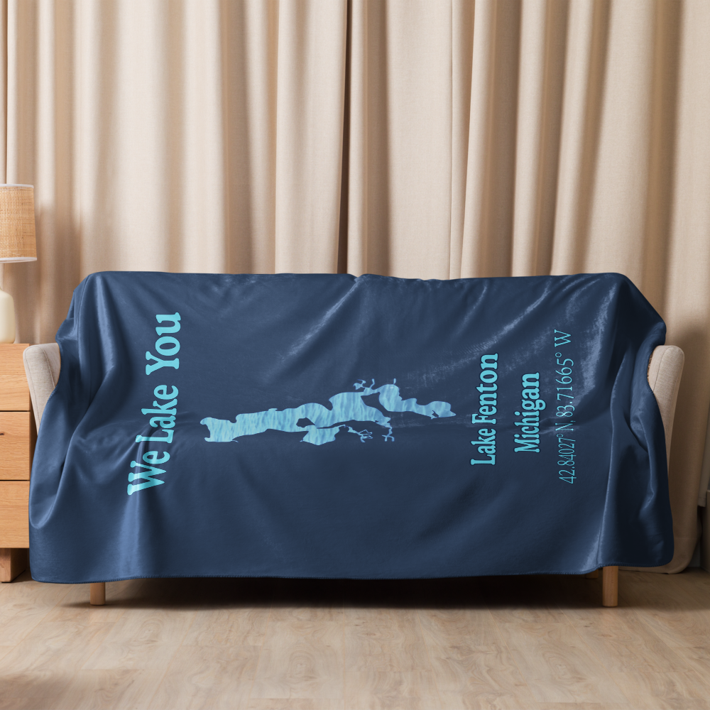 Lake Fenton Sherpa Blanket