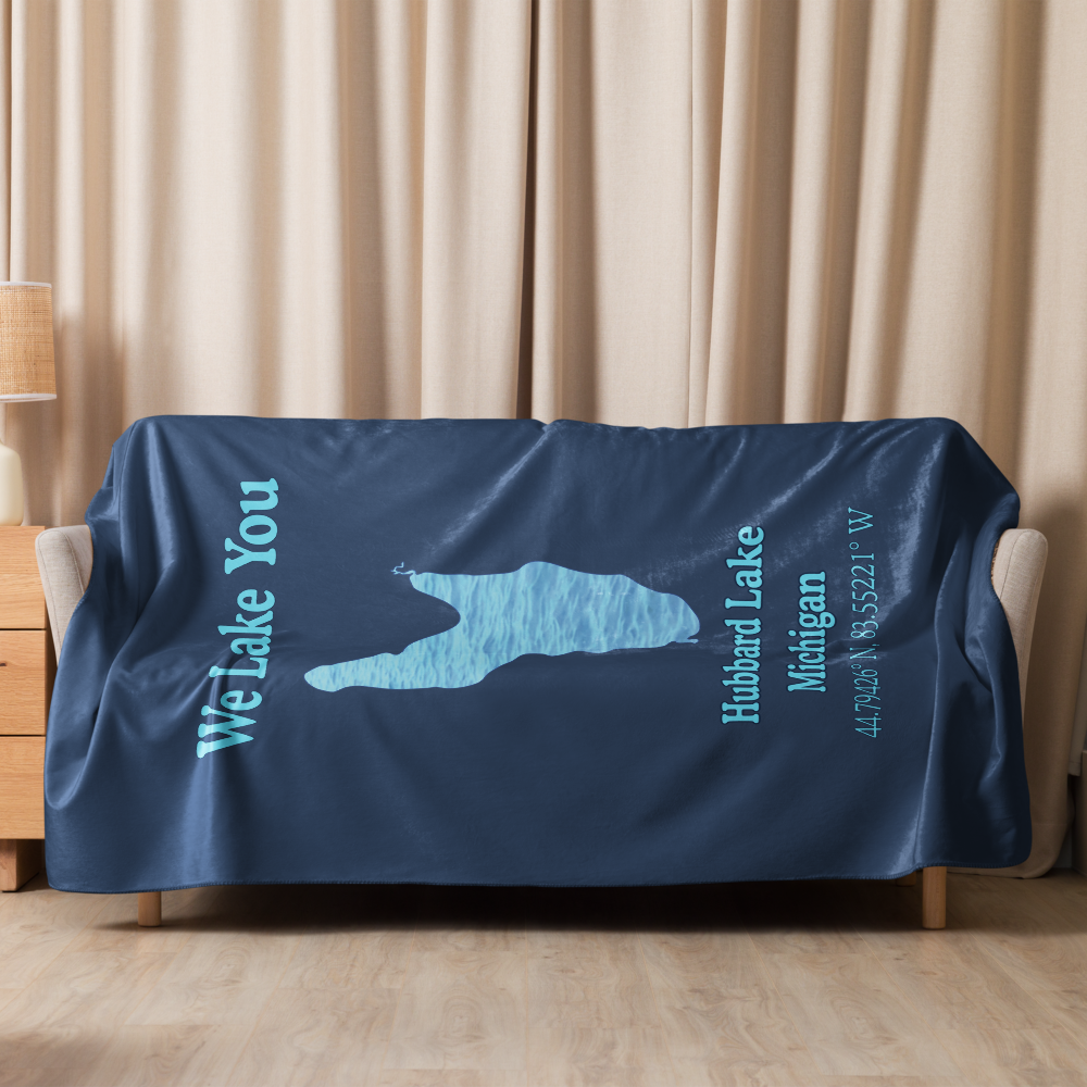 Hubbard Lake Sherpa Blanket
