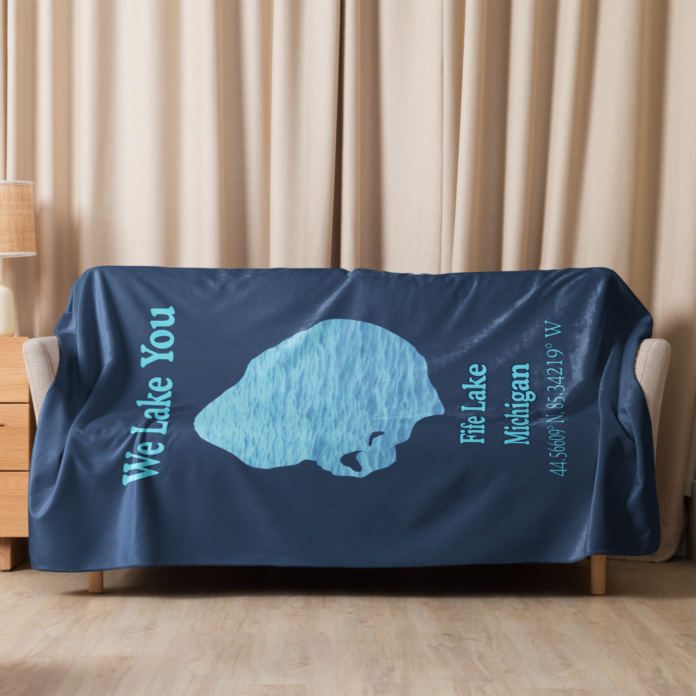 Fife Lake Sherpa Blanket