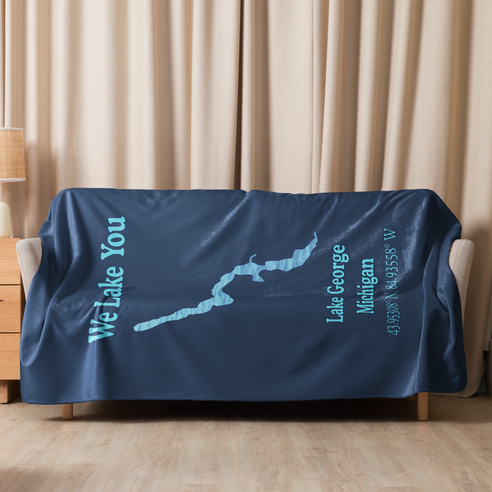 Lake George Sherpa Blanket