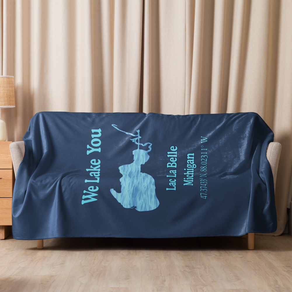 Lac La Belle Sherpa Blanket