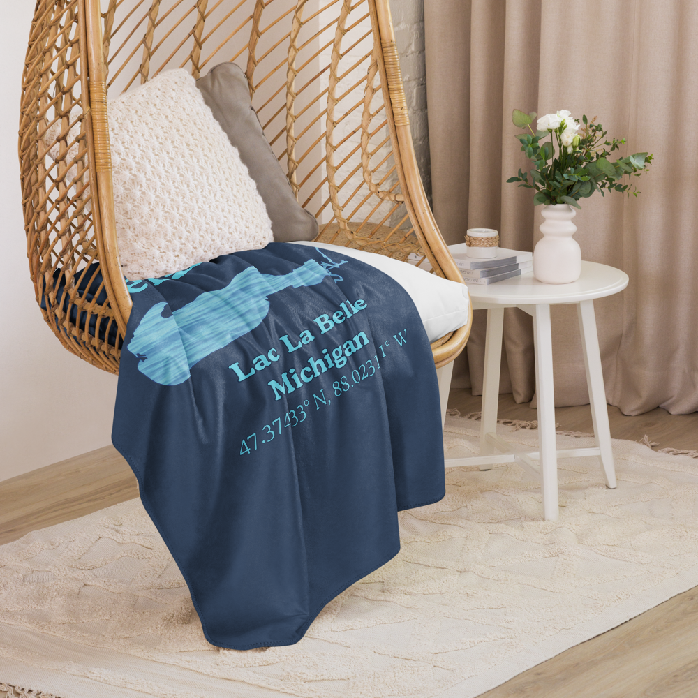Lac La Belle Sherpa Blanket