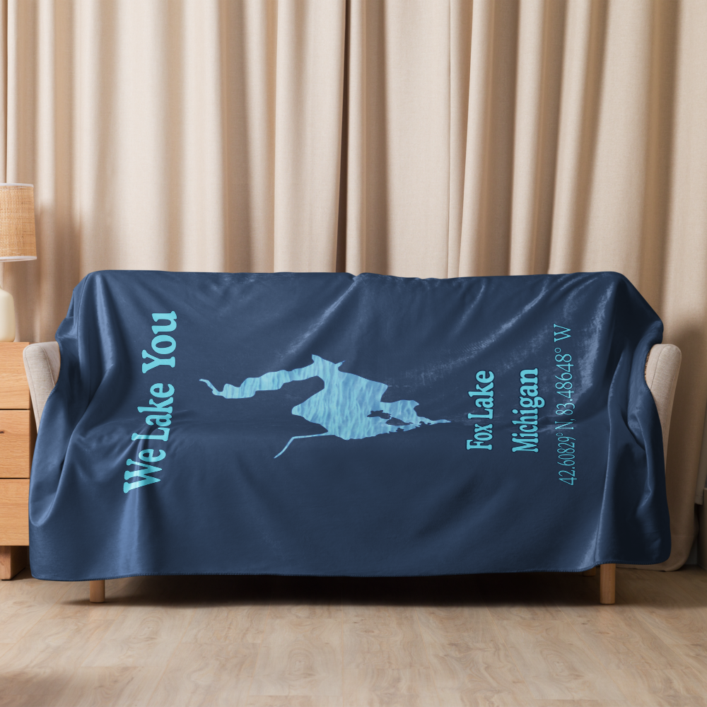 Fox Lake Sherpa Blanket