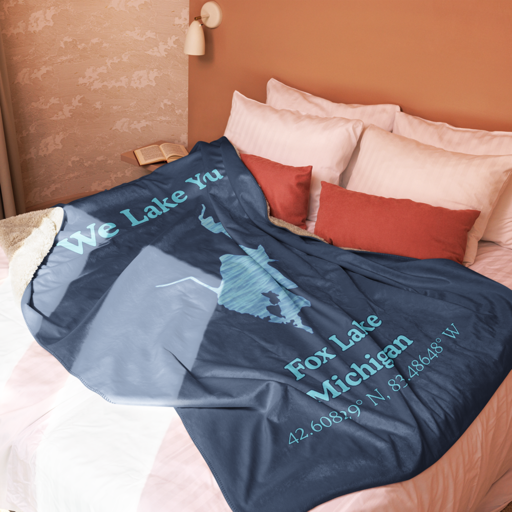 Fox Lake Sherpa Blanket