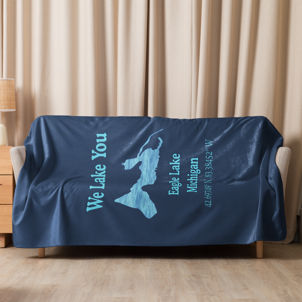 Eagle Lake Sherpa Blanket