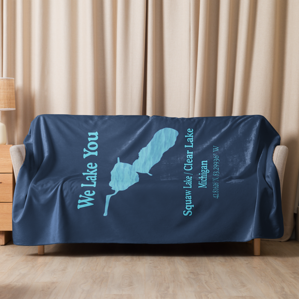 Squaw Lake / Clear Lake Sherpa Blanket