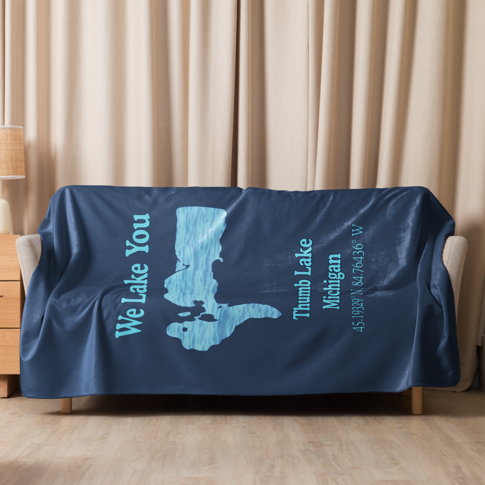 Thumb Lake Sherpa Blanket