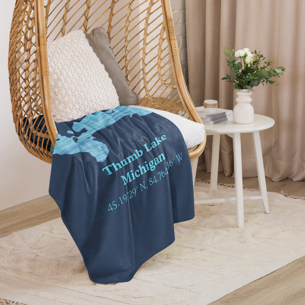 Thumb Lake Sherpa Blanket