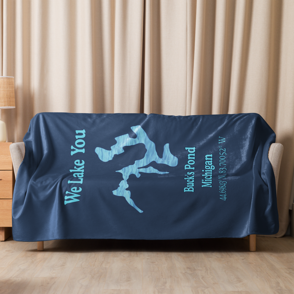 Buck's Pond Sherpa Blanket
