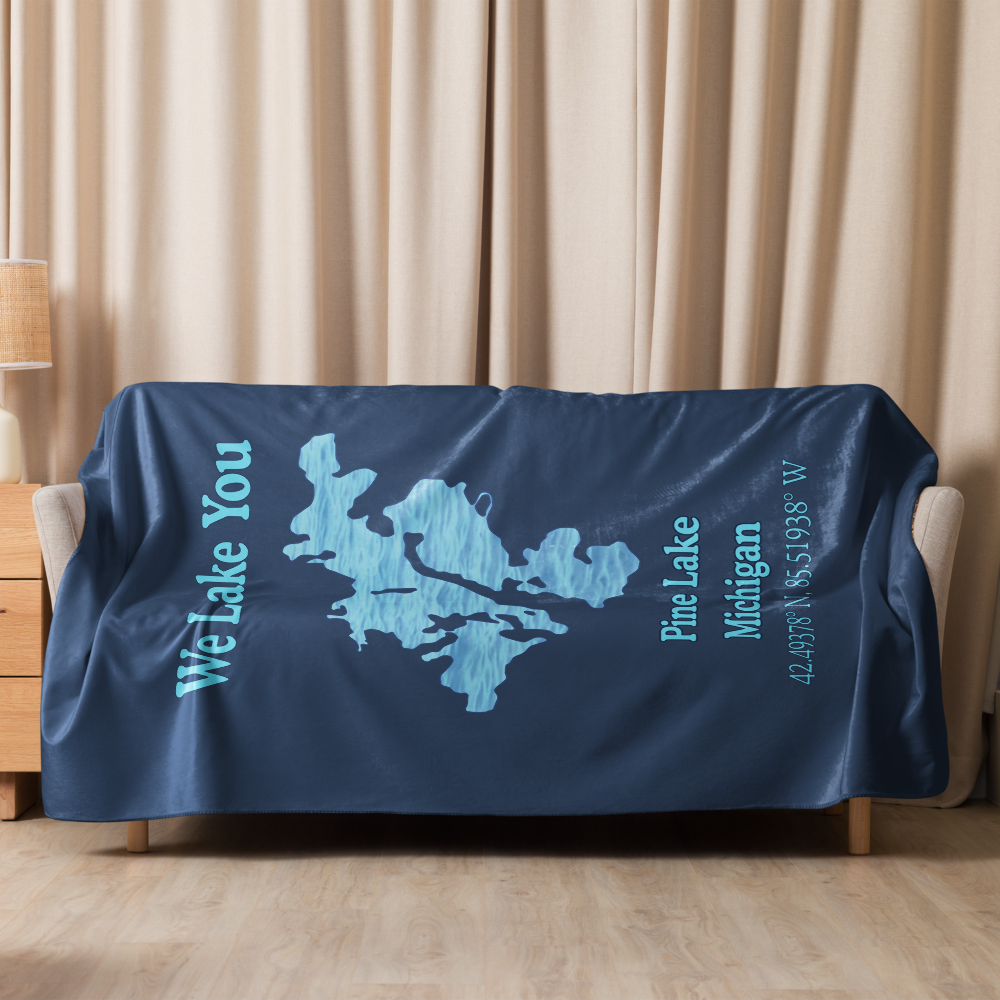 Pine Lake Sherpa Blanket