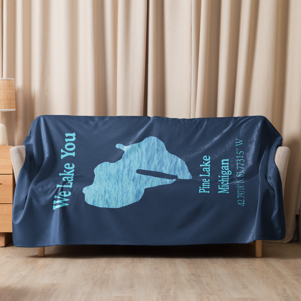 Pine Lake Sherpa Blanket